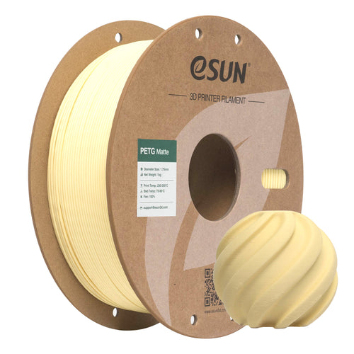 Filamento PETG Opaco giallo mandorla | eSUN