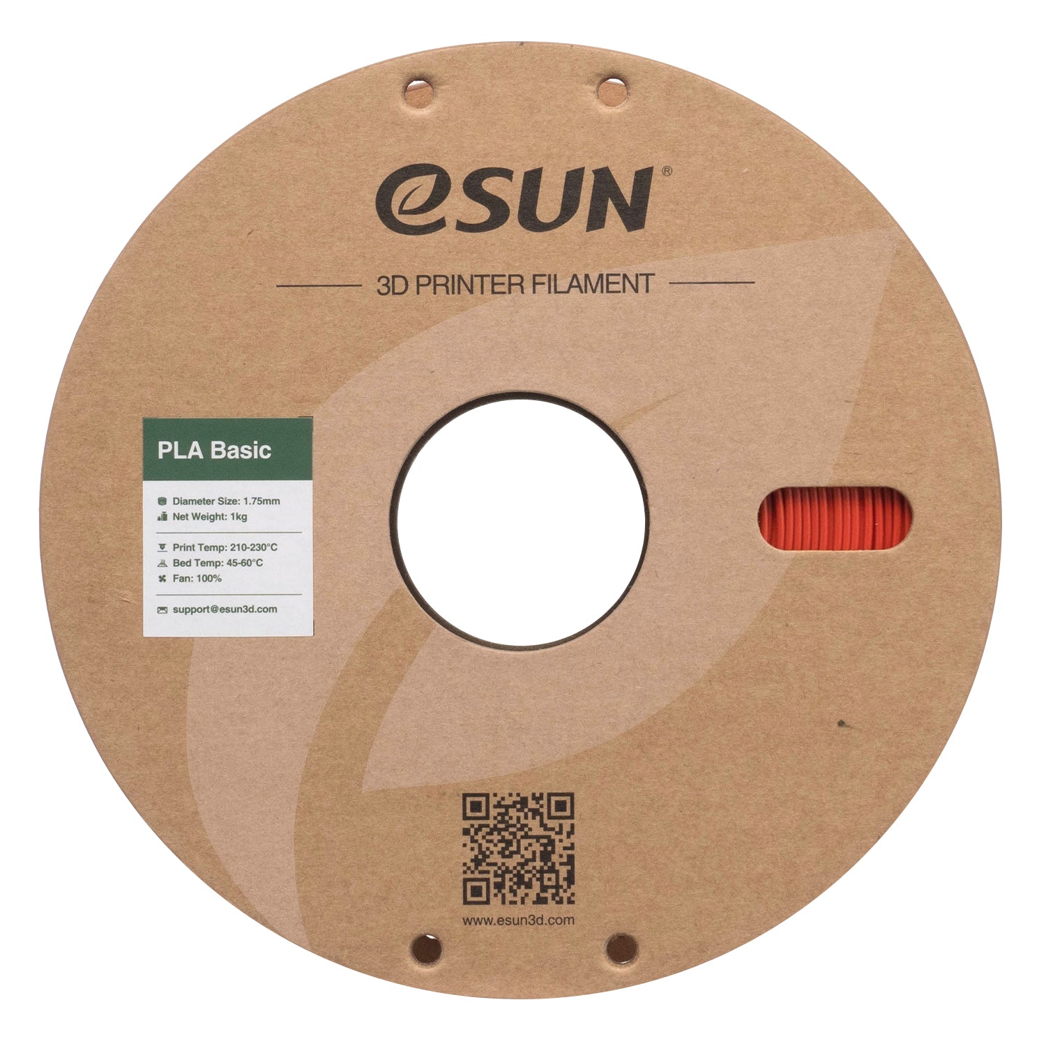 Filamento PLA-Basic rosso | eSUN