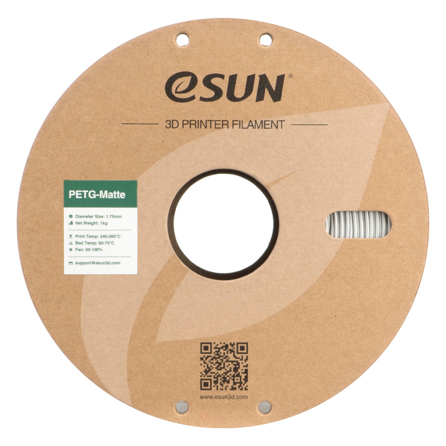 Filamento PETG Opaco grigio cemento | eSUN