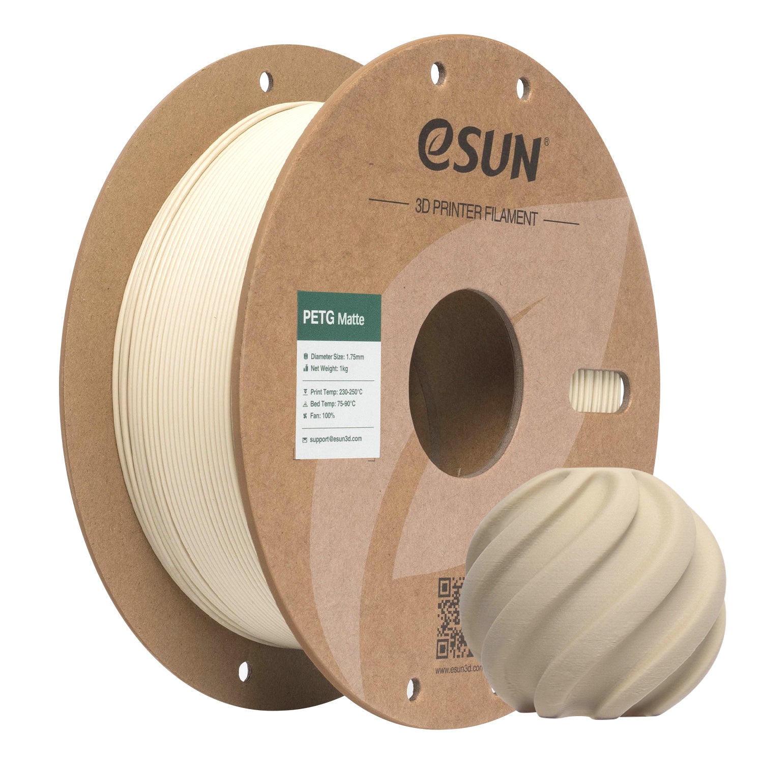 Filamento PETG Opaco kaki chiaro | eSUN