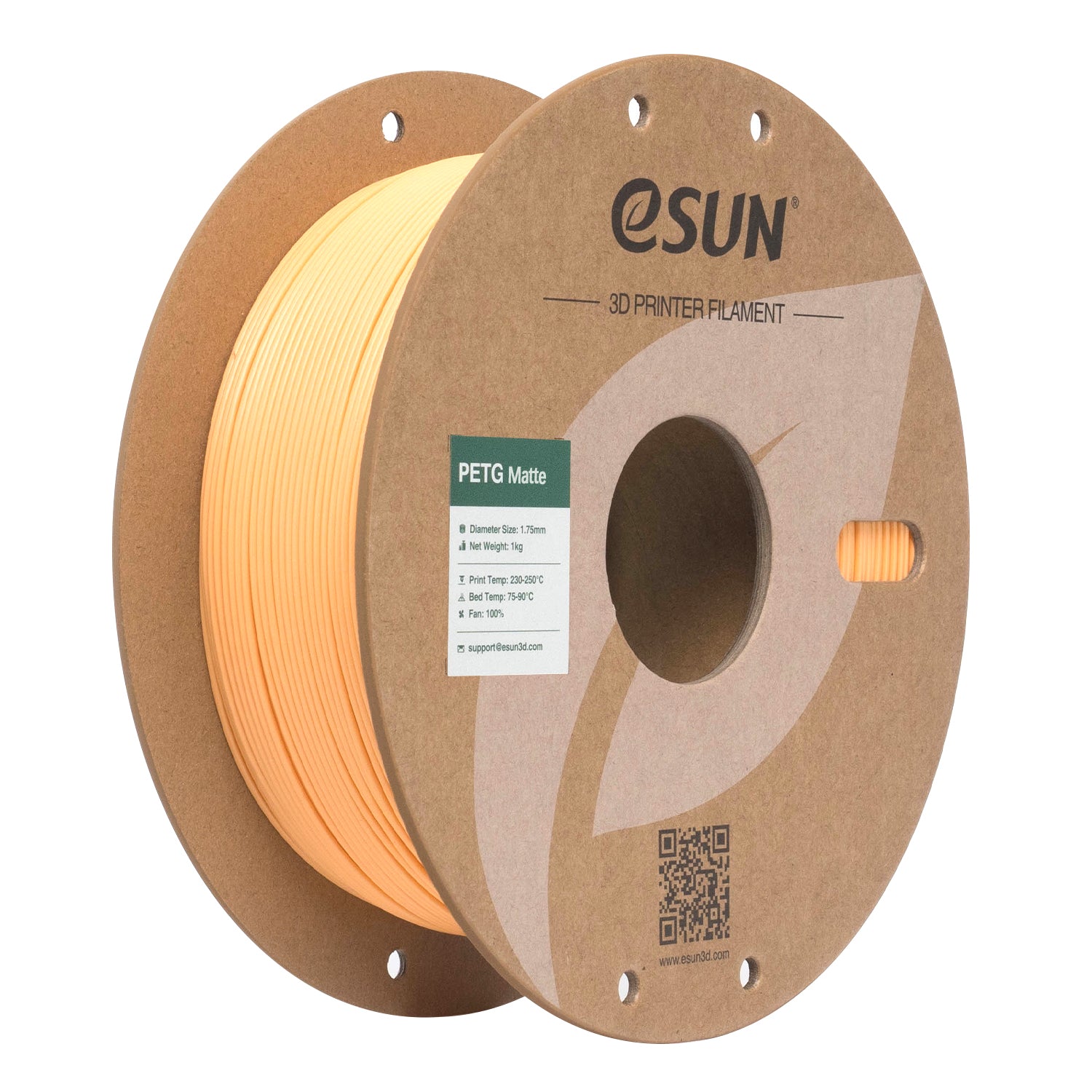 Filamento PETG Opaco albicocca | eSUN