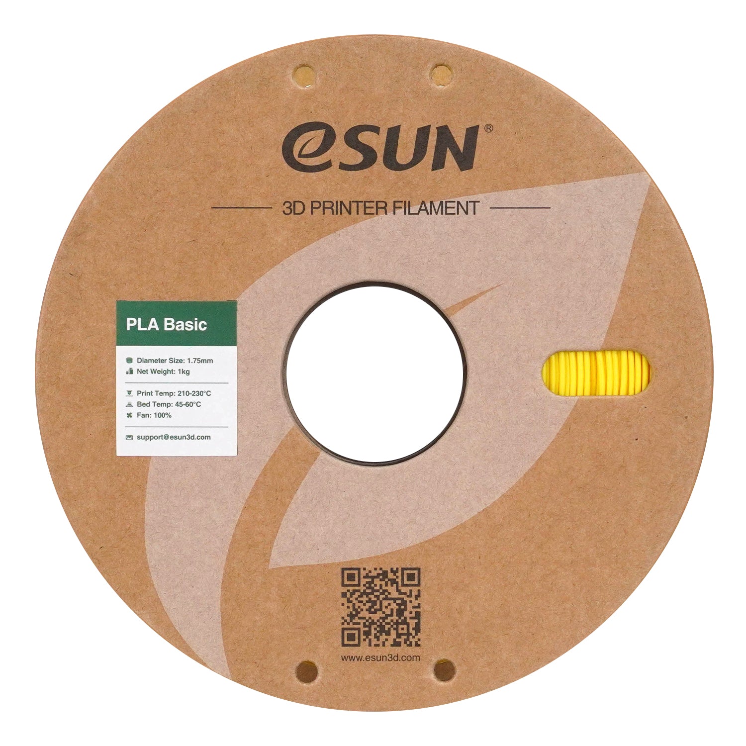 Filamento PLA-Basic giallo | eSUN