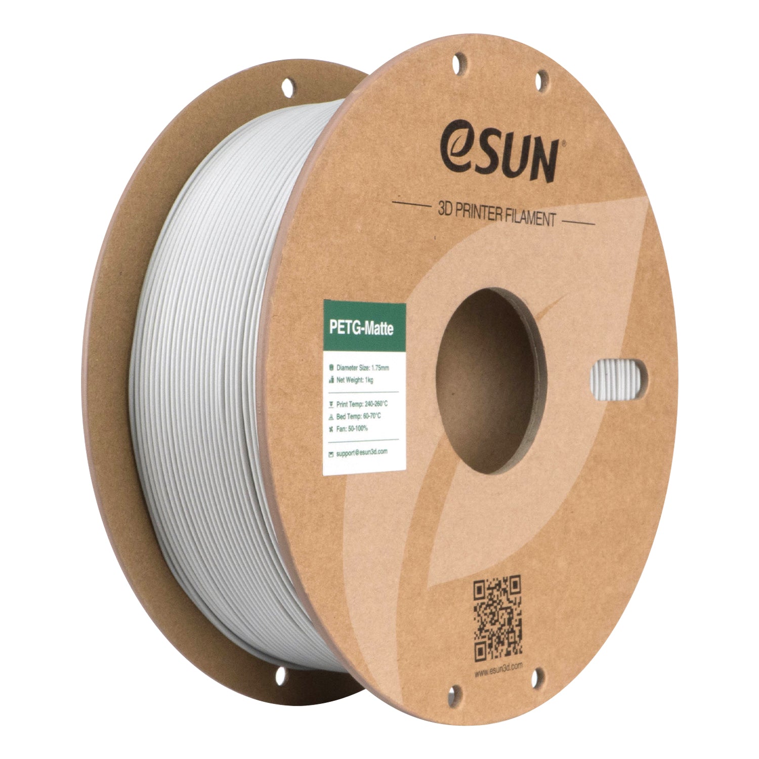 Filamento PETG Opaco grigio cemento | eSUN
