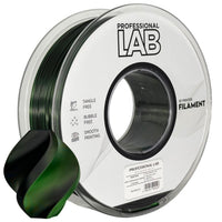 Filamento Silk PLA Dual Color nero verde | Prof. Lab