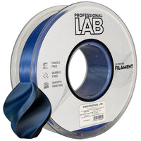 Filamento Silk PLA Dual Color nero blu | Prof. Lab