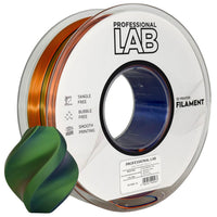 Filament Silk PLA Tri Color orange blue green | Prof. Lab