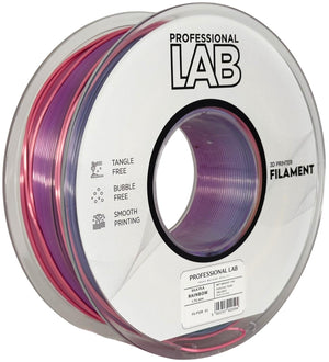Filamento Silk PLA arcobaleno | Prof. Lab