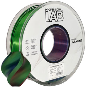 Filamento Silk PLA Tri Color rosso blu verde | Prof. Lab