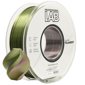 Filamento Silk PLA Tri Color Army | Prof. Lab