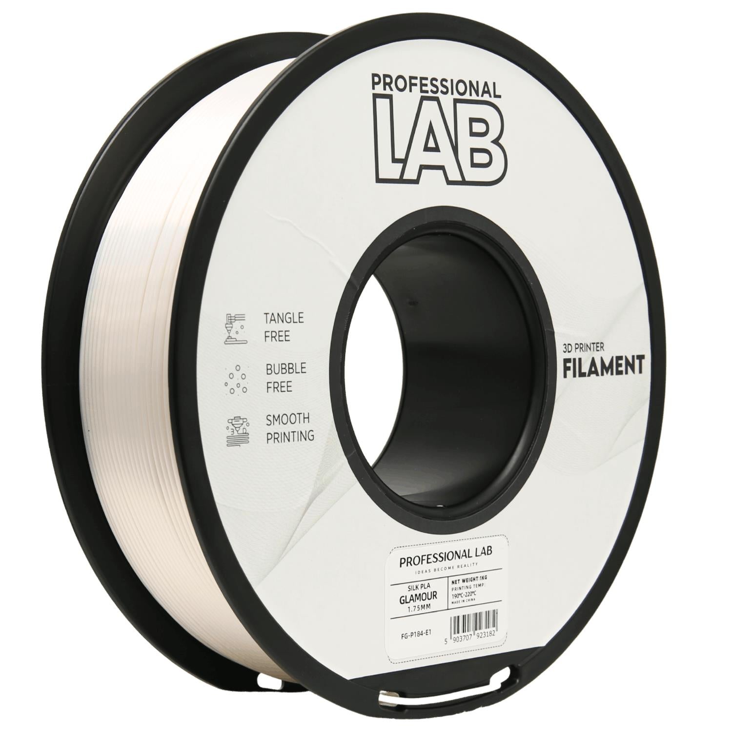 Cívka filamentu Silk PLA třpytivá, Prof. Lab, 1,75 mm