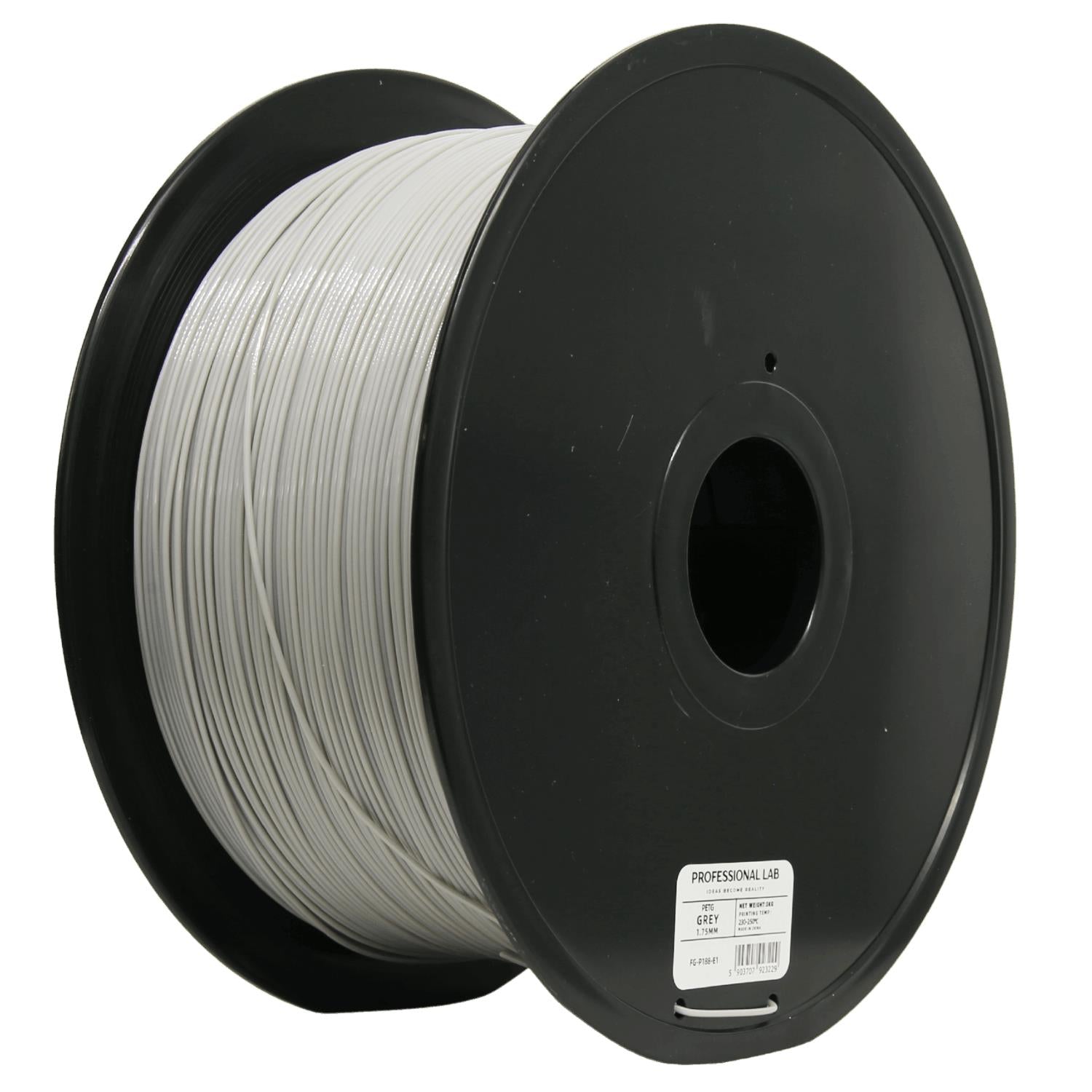 Cívka filamentu PETG šedá 3 kg, Prof. Lab, 1,75 mm