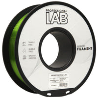 Filamento PETG verde trasparente | Prof. Lab