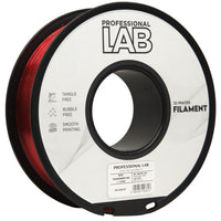 Filamento PETG rosso trasparente | Prof. Lab