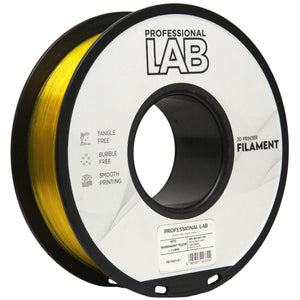 Filamento PETG giallo trasparente | Prof. Lab