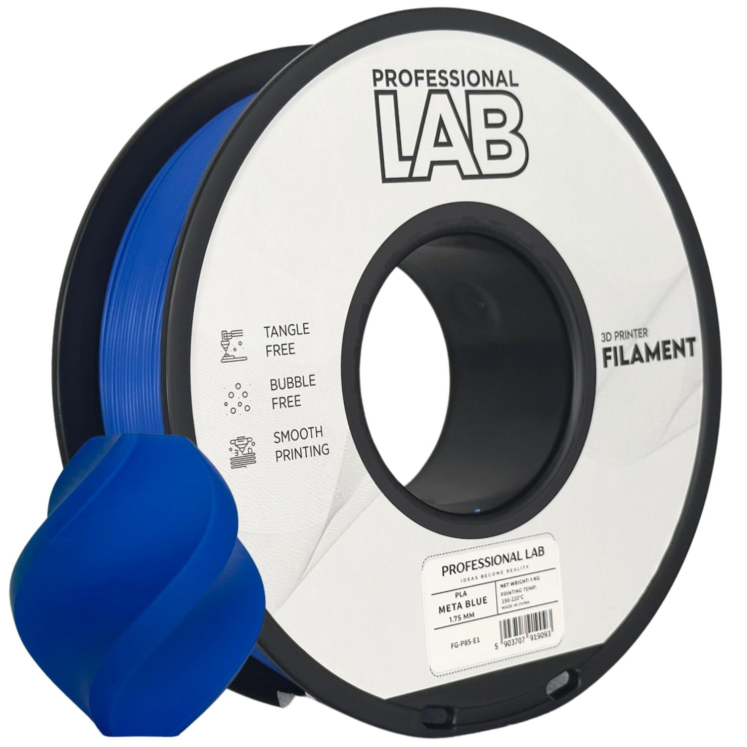 Cívka filamentu PLA META modrá, Prof. Lab, 1,75 mm