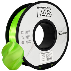 Filamento Silk PLA verde | Prof. Lab