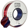 Cívka filamentu Silk PLA Dual Color červená modrá, Prof. Lab, 1,75 mm