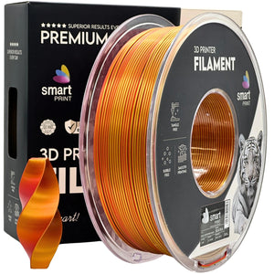 Filamento Silk PLA Dual Color rosso oro | Smart Print