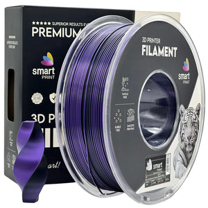 Filamento Silk PLA Dual Color nero viola | Smart Print