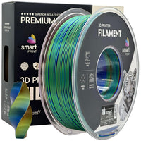 Filamento Silk PLA Tri Color rosso blu verde | Smart Print