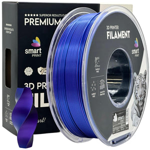 Filamento Silk PLA Tri Color blu viola nero | Smart Print