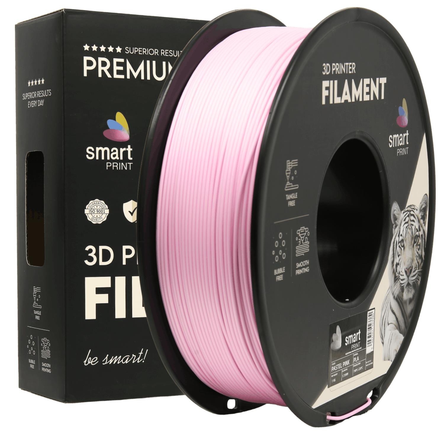 Cívka filamentu PLA pastelová růžová, Smart Print, 1,75 mm