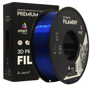 Filamento PETG blu trasparente | Smart Print