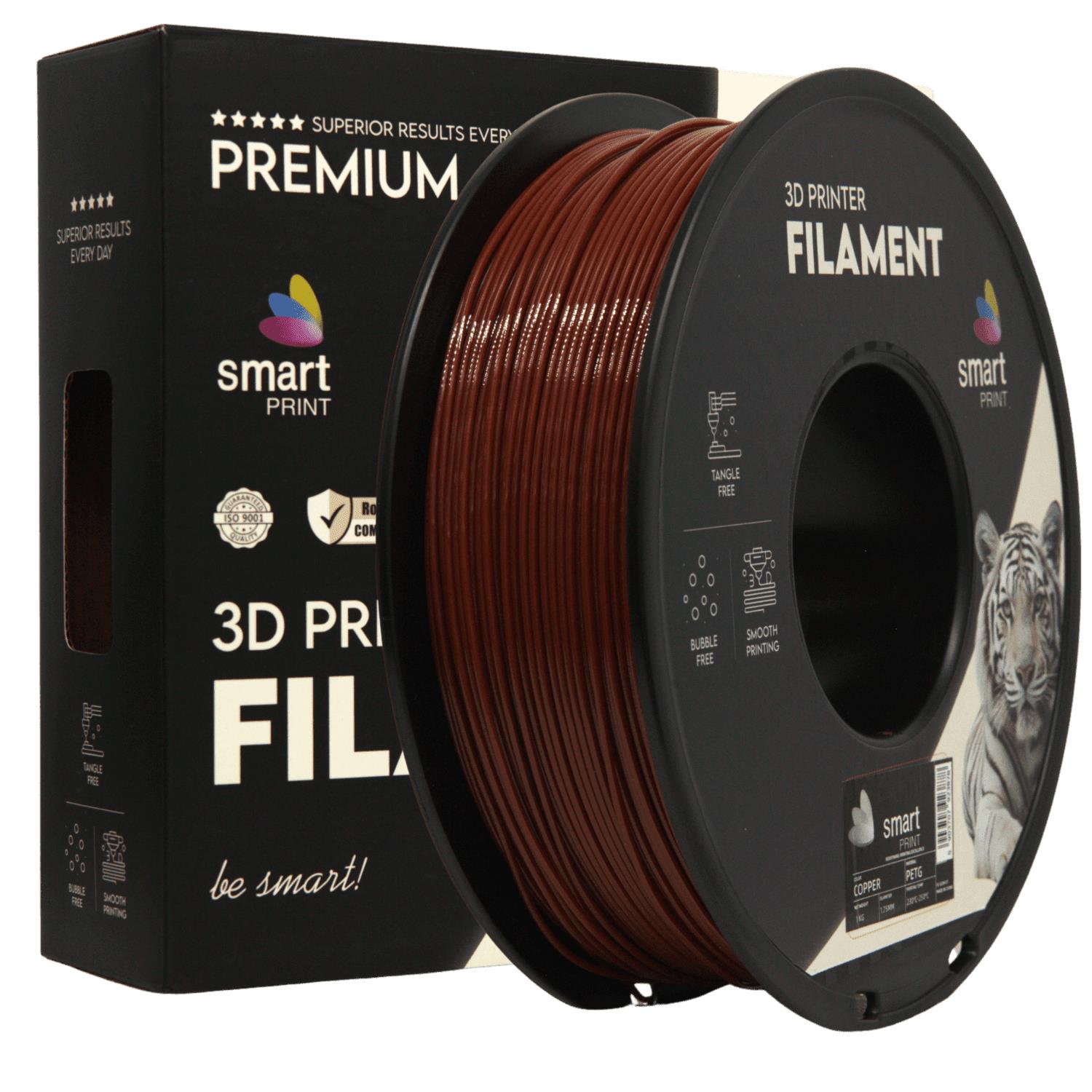 Cívka filamentu PETG měděná, Smart Print, 1,75 mm