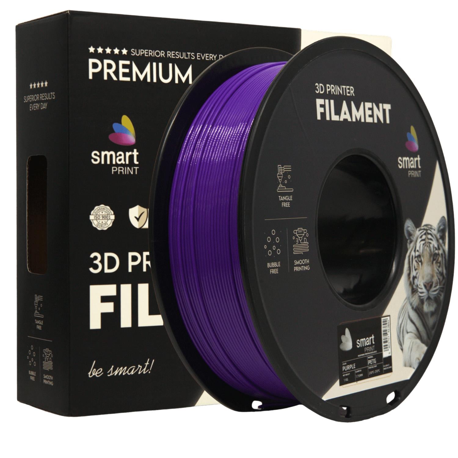 Cívka filamentu PETG fialová, Smart Print, 1,75 mm