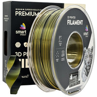 Filamento Silk PLA Dual Color nero oro | Smart Print